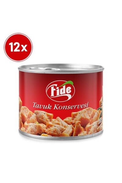 Fide Tavuk Konservesi 12 X 200 gr