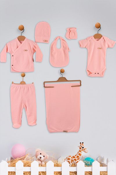 Kinder Baby Özlem Bebe - 7-piece Luxury Bodysuit Set 3301