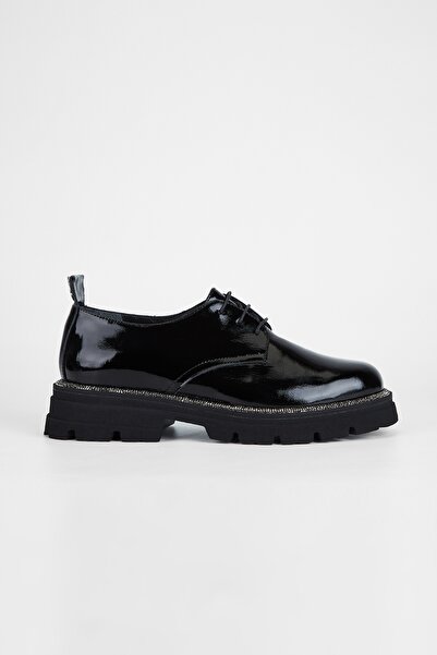 Valmenti Дамски мокасини от естествена кожа BLACK KRSK RGN