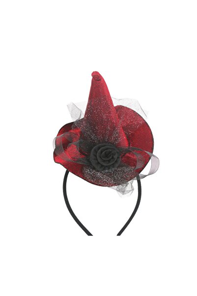 Yusuf Dirik YD Party Supplies نمط زهور من التول الأحمر الفاخر - ساحرة الهالوي...