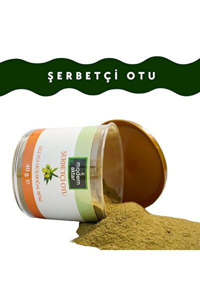 modern aktar Doğal Öğütülmüş Şerbetçi Otu Bitki Çayı 40gr