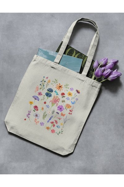 redame Minimalist Flowers Flowers Cloth Bag Tote Bag Y2K
