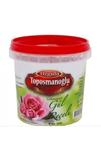 Toposmanoğlu Gül Reçeli Pet Kavanoz 650 Gr