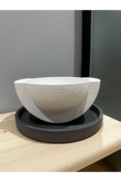 Obaco Flat White Succulent Nordic - Μοντέρνο Απλό