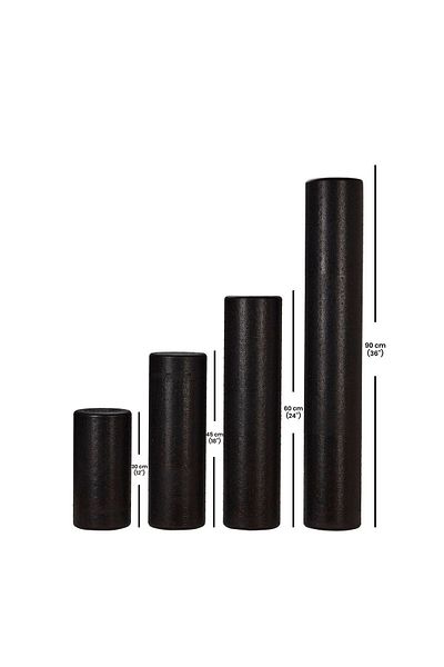 Actifoam Rolă de masaj pentru exerciții cu role de yoga Pilates negru-roz 60 cm
