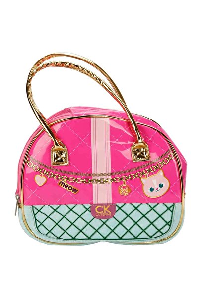 Sunman Cutekins Taşıma Çantalı Peluş Pembe Kedi Meow