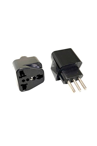 aogo Italya Priz Dönüştürücü 3 Pinli Fiş Adaptör Üniversal Italya Fiş Çevirici Type L Plug Adapter