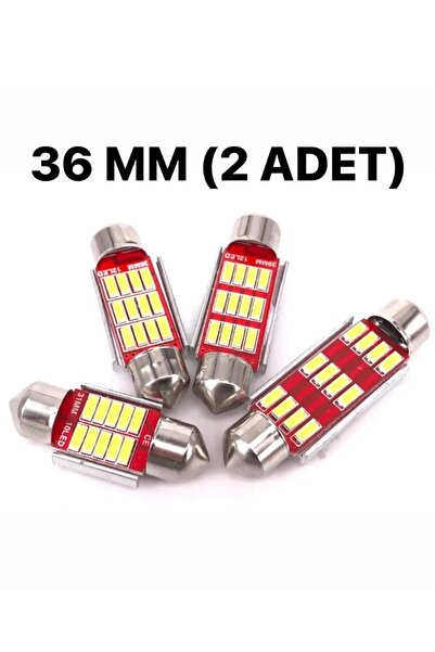 SİSA SENİSTESENAL Sofit Led Canbus C5w Tavan Plaka Ampül 36mm 2 Adet