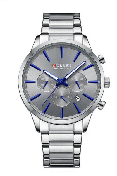Curren Men's Wristwatch - Chrono Steel Cord