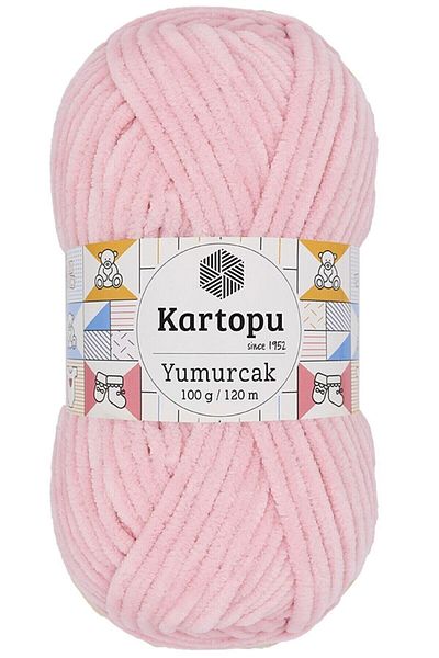 Kartopu K.artopu Ροζ Βελούδινο Πλεκτό Χέρι Σπάγγος Bebe K768