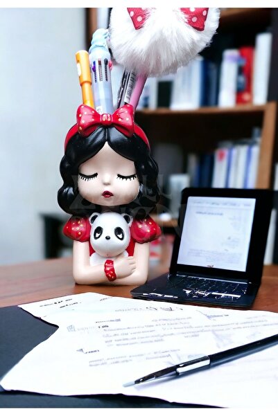 ZEALL DESIGNS Dekoratif El Yapımı Seramik Konsept Kalemlik Biblo Saksı Bahçe ...