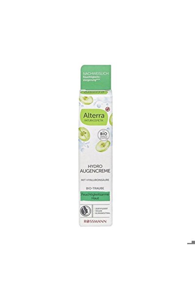 Alterra Su Bazlı Göz Kremi Üzüm & Beyaz Çay İçerikli 15 ml