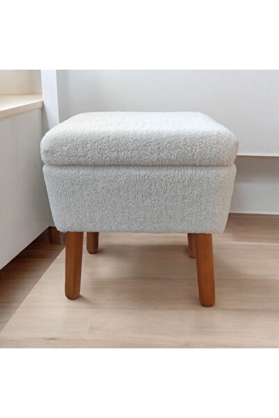 pufftable zevahir puf sandık sehpa bir arada teddy veya çizgili kadife kumaş ...