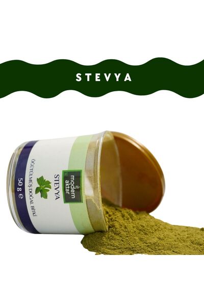 Doğal Öğütülmüş Stevia Otu 50gr Şeker Otu