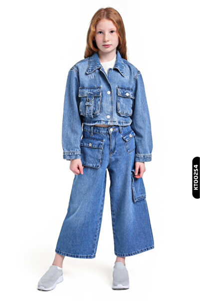 Escabel Cămașă pentru fete cu guler de haină, buzunar cu clapetă, acoperire cu snap, 5-14 ani 24205