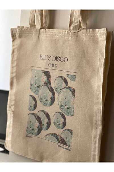 redame حقيبة حمل نادي ديسكو باللون الأزرق والأزرق والوردي - قماش كرة ديسكو