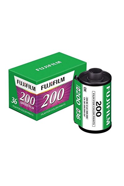 FUJI 36 Lık Film Renkli Analog Film 200 Yeni Tarihli