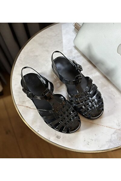 MYVOLANTE Sandale Jelly Black Pool Sea