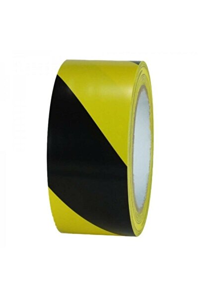 Genel Markalar Yer Işaretleme Bandı 50 Mm X 30 Metre Sarı / Siyah - Japon Yap...