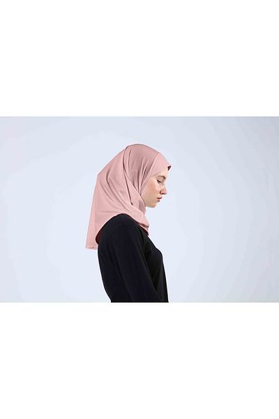 Ecardin Sports Pro Hijab - Premium Ultra Comfortable Practical Porous Women's Hijab Ready Hijab - Smoke
