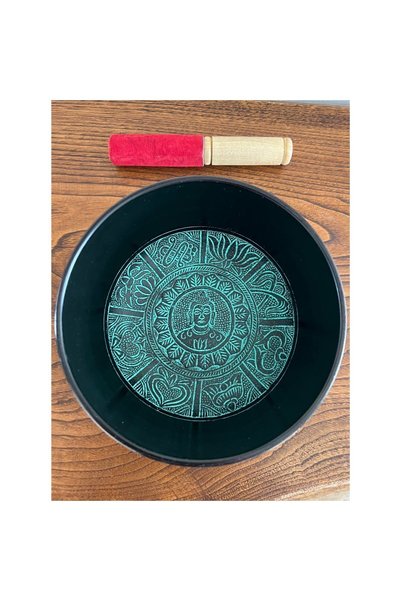 Generic Brand Clopot de meditație PREMIUM ULTRA LUXURY cu model de 7 chakre