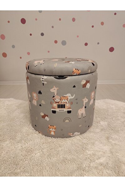 pufftable Makyaj masası pufu ,sandıklu çocuk pufu , yuvarlak oyuncak sepeti, ...