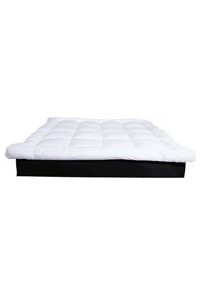 In House Two Layers Super Microfiber Mattress Topper 14 Cm With Rubber Frame