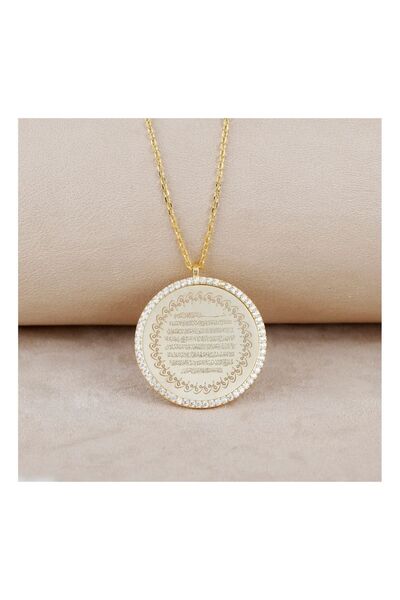 Şimal Silver 925 Ayar Gümüş Ayetel Kürsi Kolye