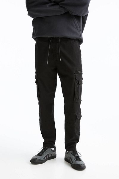 Pull & Bear Multi-Pocket Cargo Jogger Pants