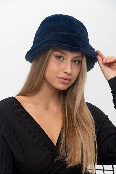 Saria Moda قبعة دلو قطيفة