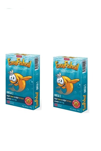 Easy Fishoil Easy Fish Oil Çiğnenebilir Çocuklara Özel Şeker Ilavesiz Aromalı...