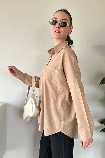CİDDE Women's Linen Shirt