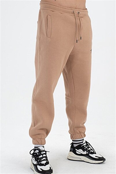 HYPERS Imza Bej Erkek Jogger Şardonlu Eşofman Altı