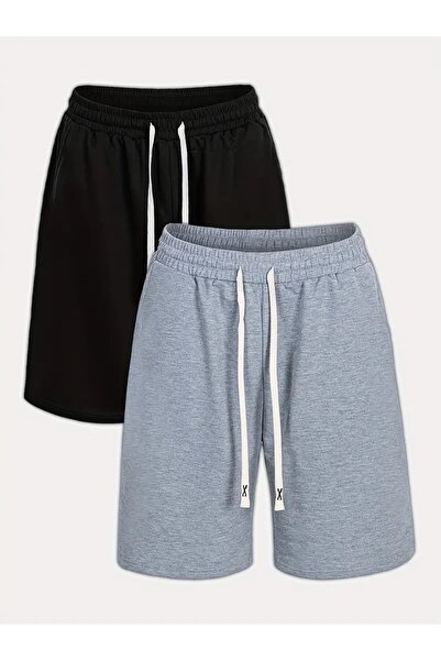 DAXİS Sportwear Company 2 шт. чоловічі шорти з начосом