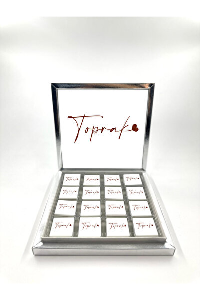 TuNa Chocolate 32 Adet İsme Özel Erkek/Kız Bebek Çikolatası