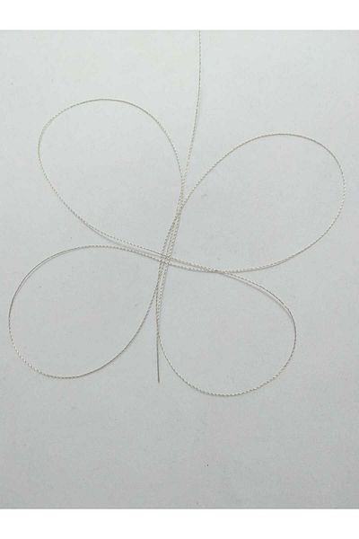 Eskişehir hobi sanat Μπεζ Χρώμα 0,2 mm 60 μέτρα Μεταλλικό κορδόνι χάντρες προσευχής