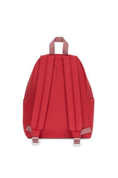 Eastpak حقيبة ظهر مبطنة باللون الأحمر للجنسين - تصميم باكر