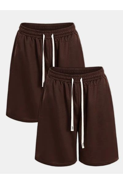 DAXİS Sportwear Company 2 Pack Men's Combed Cotton Shorts