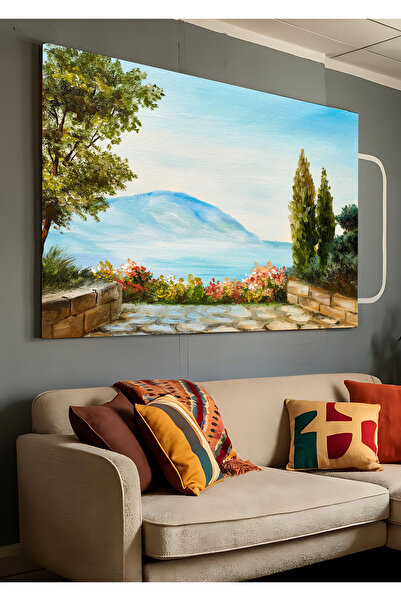 AR AJANS KANVAS TABLO Pictură pe pânză decorativă cu aspect de vopsea în ulei...