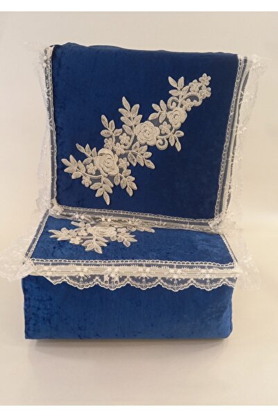 ceyizimdekor مجموعة من قطعتين من إسفنجة الخطوبة المخملية