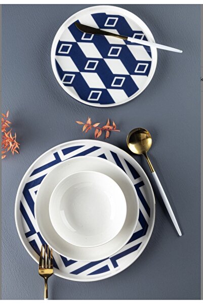 AROW Pink&More Modern 24 Parça Porselen Yemek Takımı