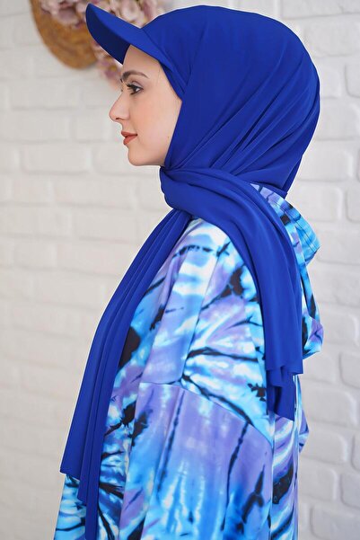 tessetür Bone diyarı Boned Shawl Hijab με έτοιμο καπέλο