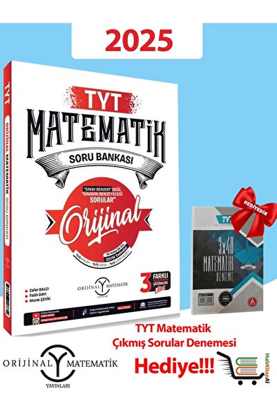 Orijinal Yayınları 2025 Model TYT Matematik Soru Bankası TYT Matematik Çıkmış...