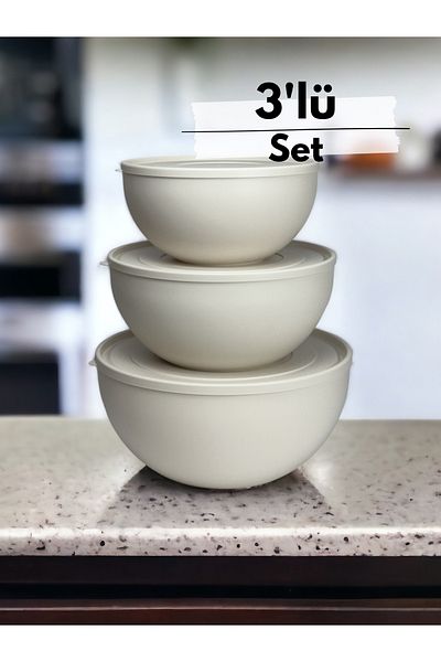 Kitcware Set of 3 Round, Food and Storage Container