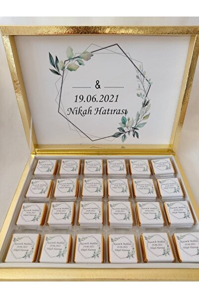 SEHER OYUNCAK Söz Nişan Nikah Kız Isteme Madlen Çikolata gold