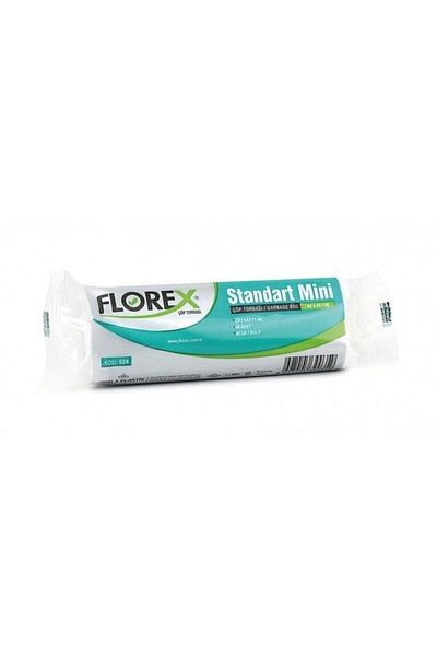 Florex Standard Mini White Garbage Bag 44x45 Cm 5 Rolls