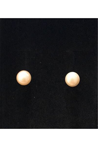 Serline Desing Gerçek Tatlı Su Pembe Inci Küpe