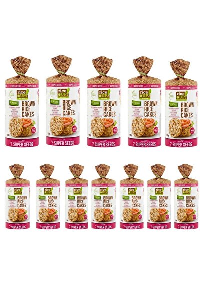 Rice Up 7 SUPER SEEDS 120GR GLUTENSIZ PİRİNÇ PATLAĞI 12 ADET
