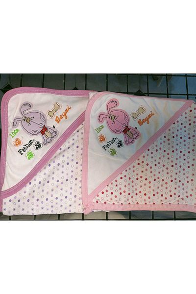 Terry Single Layer Combed Cotton Head Set of 2 Blanket