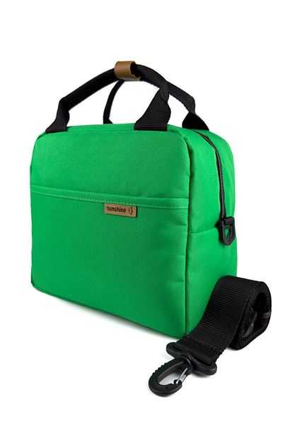 SUNSHINE Benetton Green Waterproof Thermal Hot Cold Picnic Camping Lunch Bag Nutrition Shoulder Bag